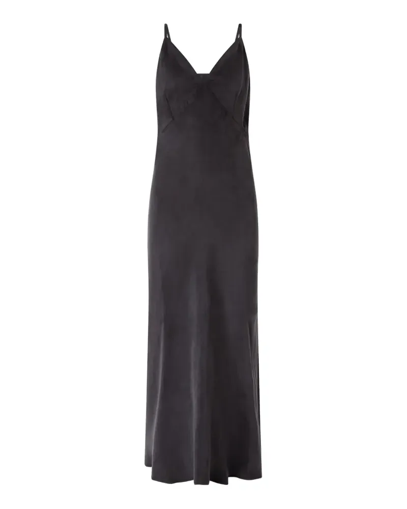 Pinko Trägerkleid mit V-Ausschnitt - Grau Grau