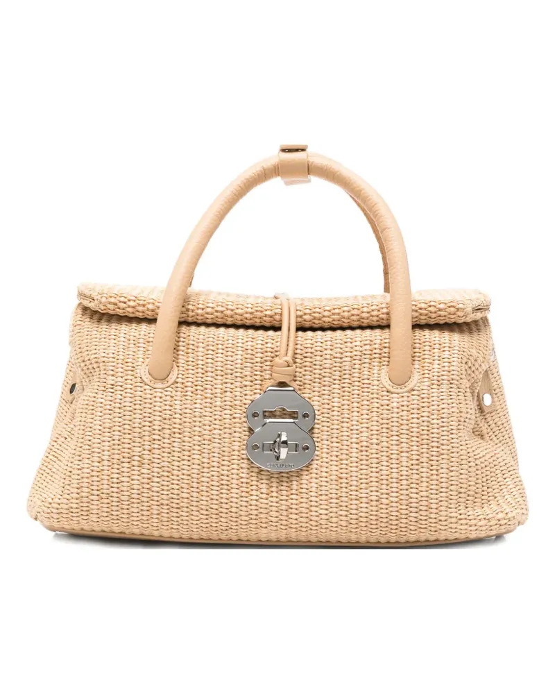 Zanellato Dotta top-handle tote bag - Nude Nude