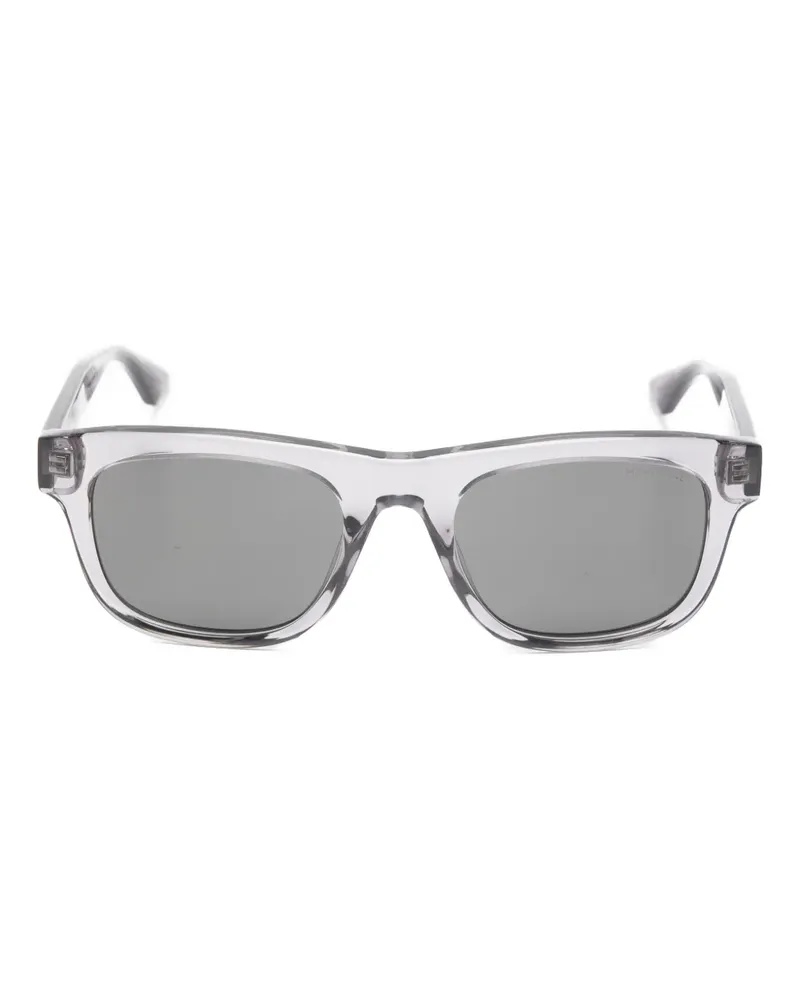 Montblanc Sonnenbrille mit geometrischem Gestell - Grau Grau