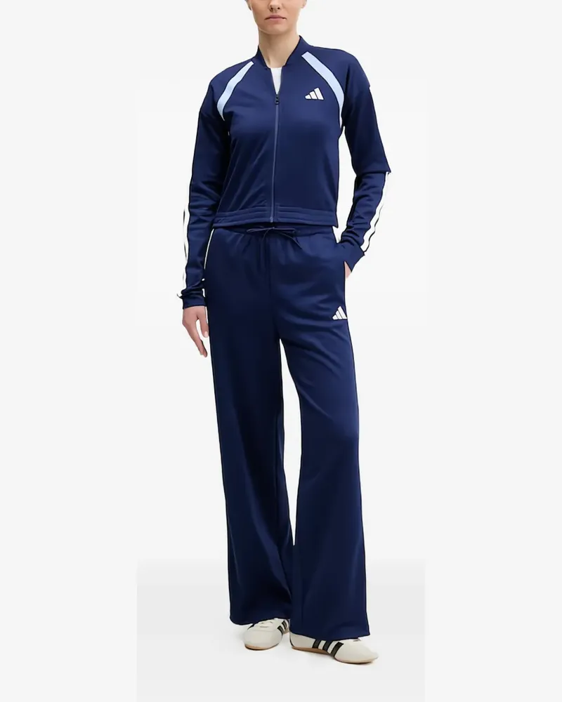 adidas logo-print tracksuit set - Blau Blau