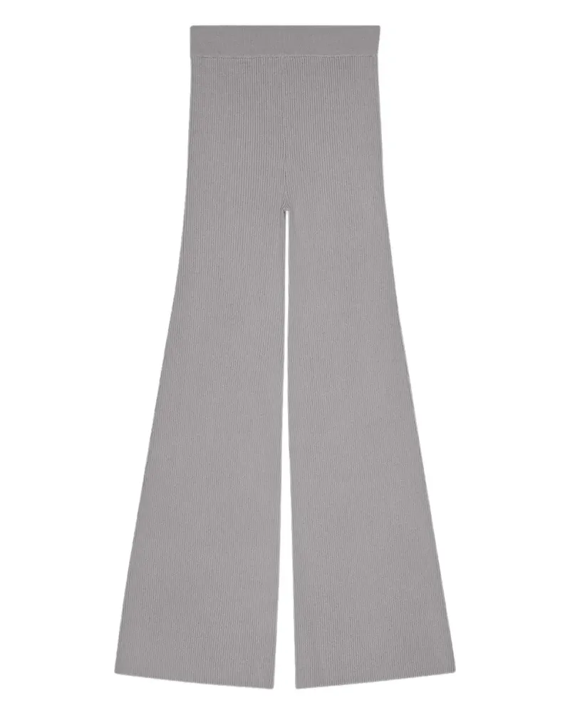 REMAIN Gerippte Strickhose - Grau Grau