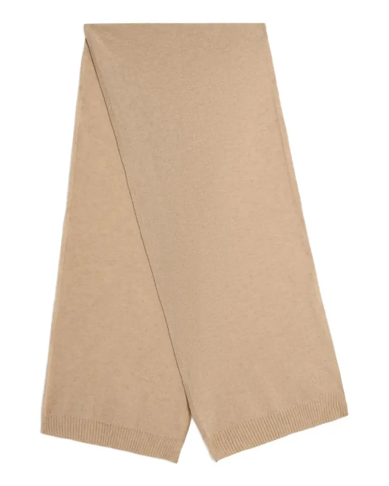 Bally Schal mit Logo - Nude Nude