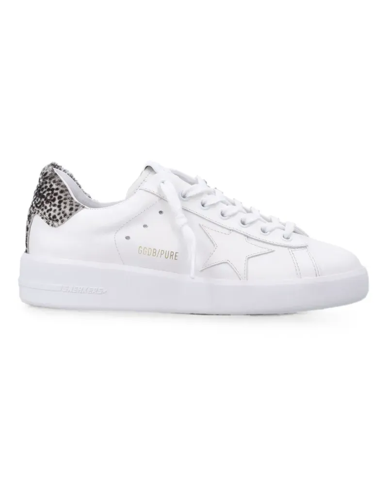 Golden Goose Purestar leopard-print sneakers - Weiß Weiß