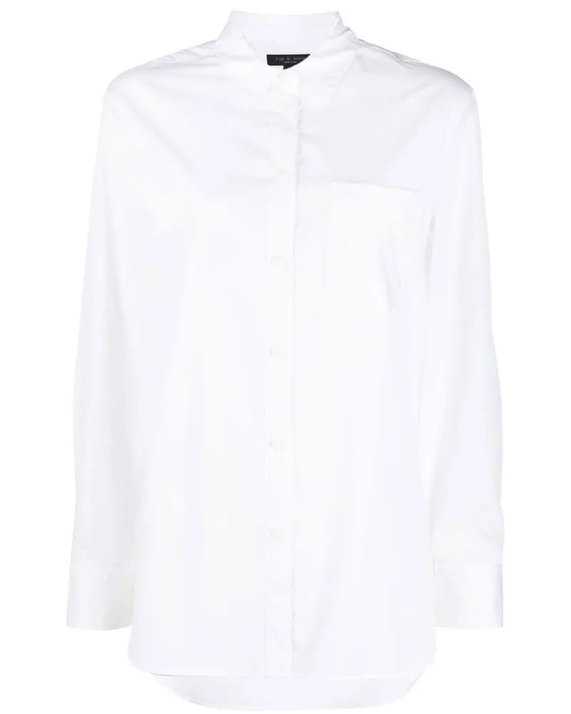 Rag & Bone Klassisches Hemd - Weiß Weiß