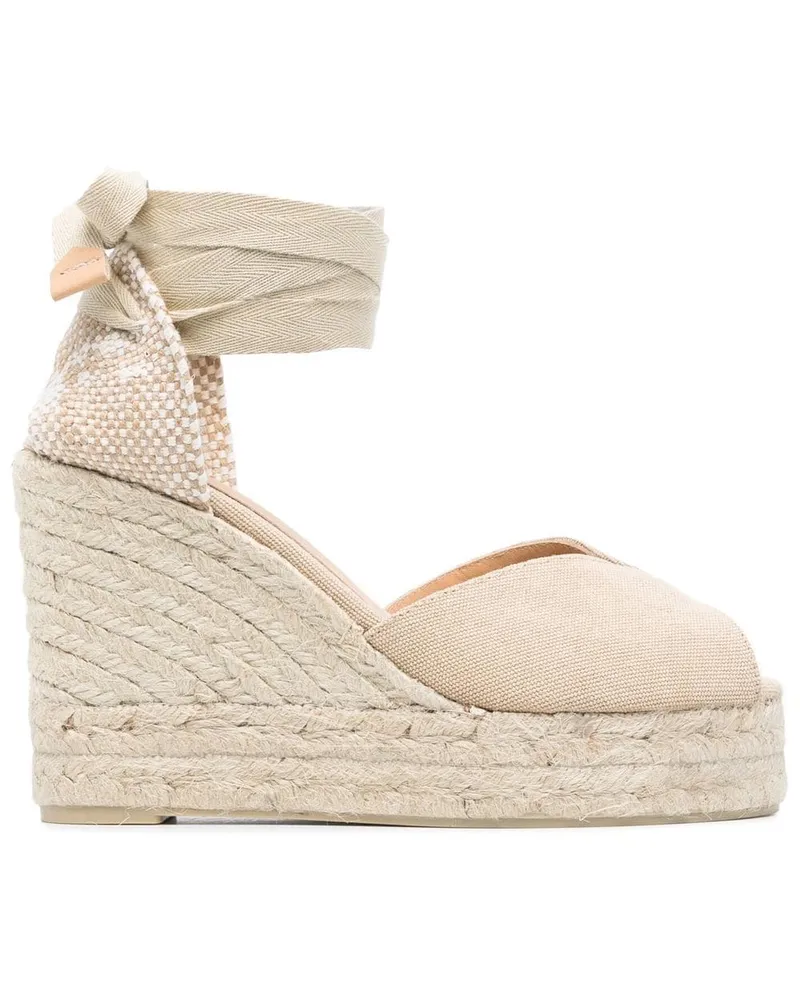 Castañer Bilina Wedge-Espadrilles 105mm Nude