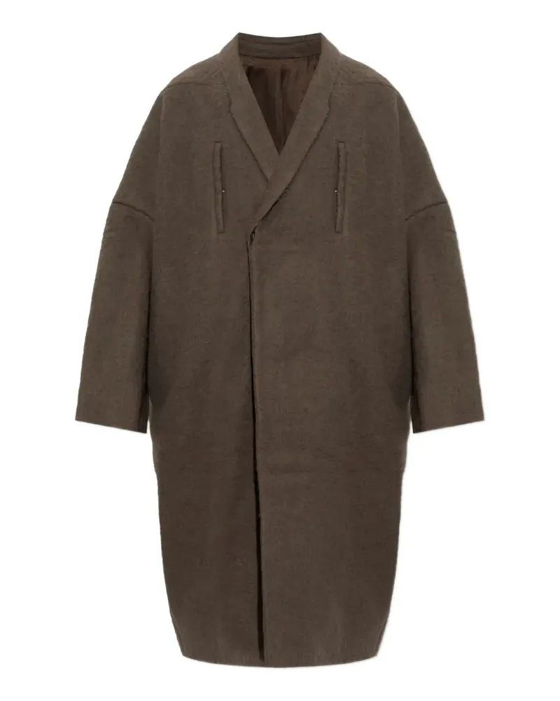 Rick Owens Doppelreihiger Mantel - Braun Braun