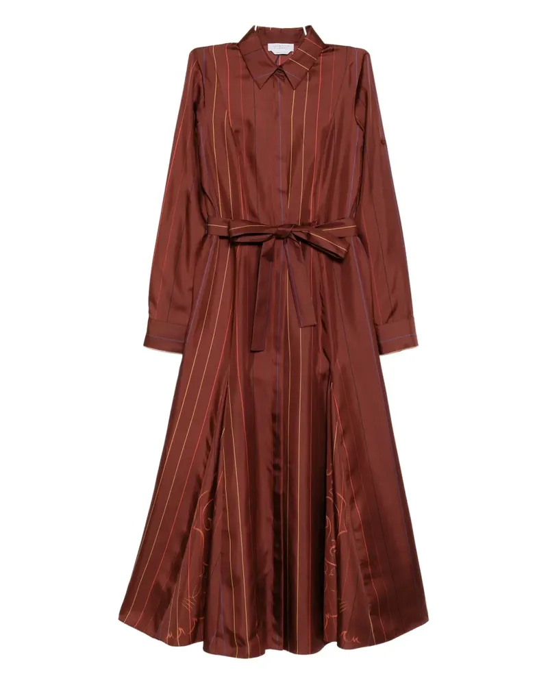 Gabriela Hearst Galway Kleid - Braun Braun