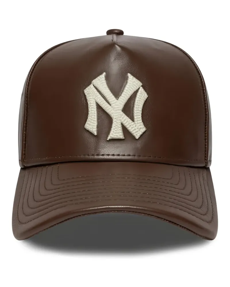 New Era Baseballkappe mit Logo-Stickerei - Braun Braun