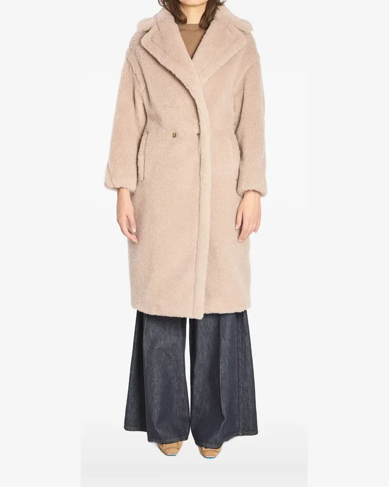 Max Mara Doppelreihiger Mantel - Nude Nude