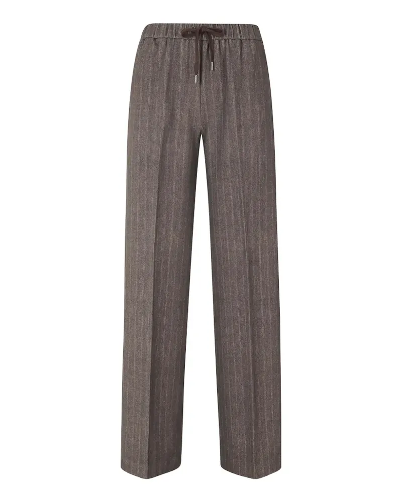 CIRCOLO 1901 Hose mit Nadelstreifen - Braun Braun