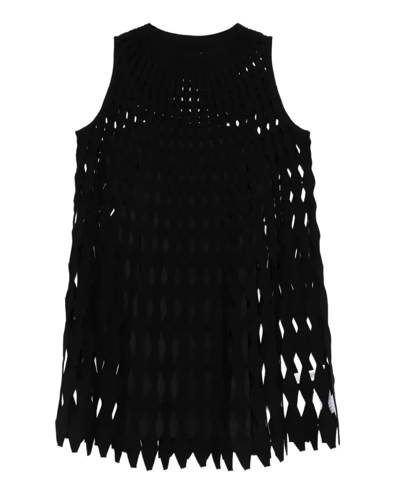 Emporio Armani cut-out mini dress - Schwarz Schwarz