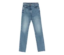 low waist slim jeans - Blau