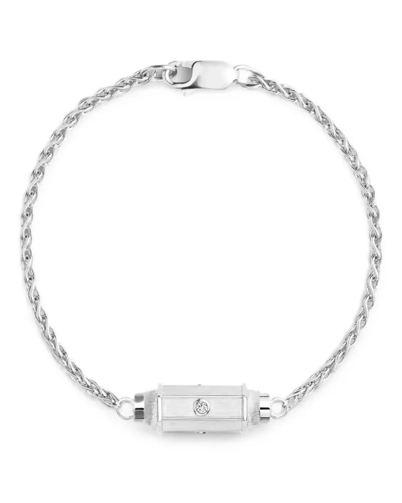 Marie Lichtenberg micro Coco diamond bracelet - Silber Silber