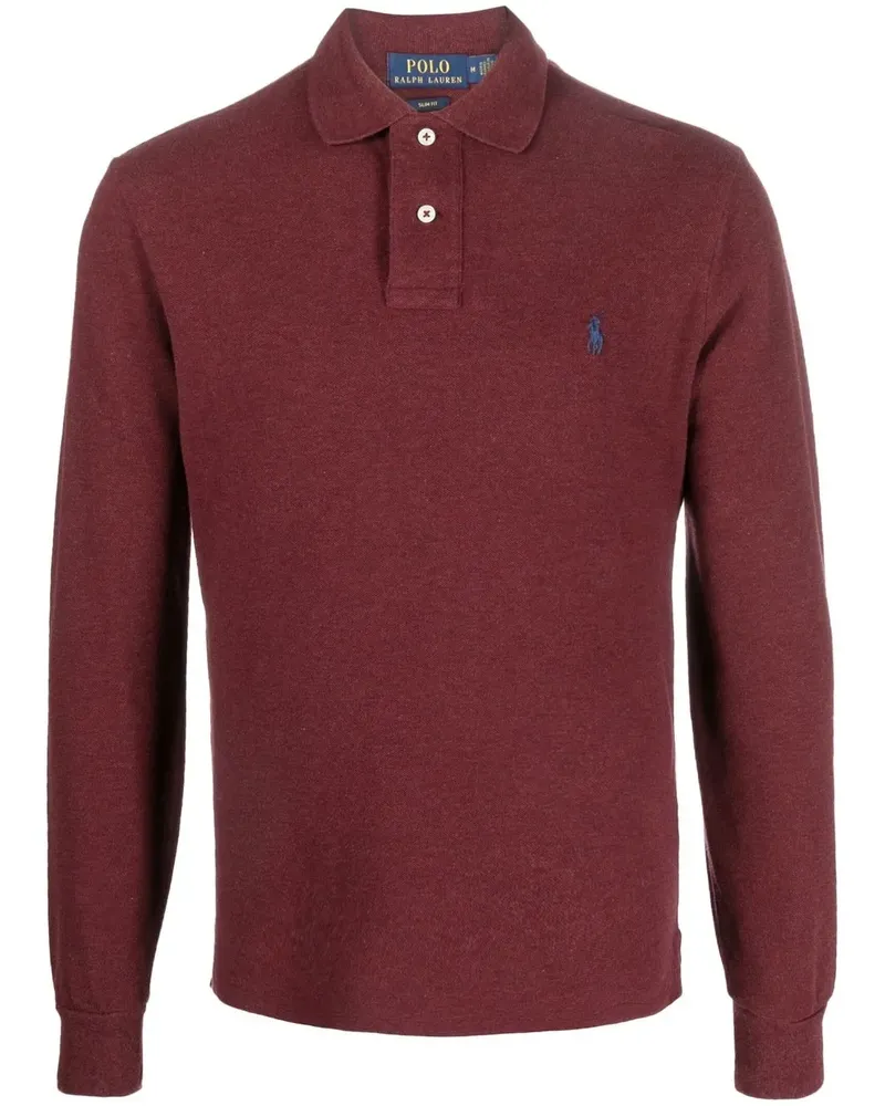Ralph Lauren Poloshirt mit Logo-Stickerei - Rot Rot