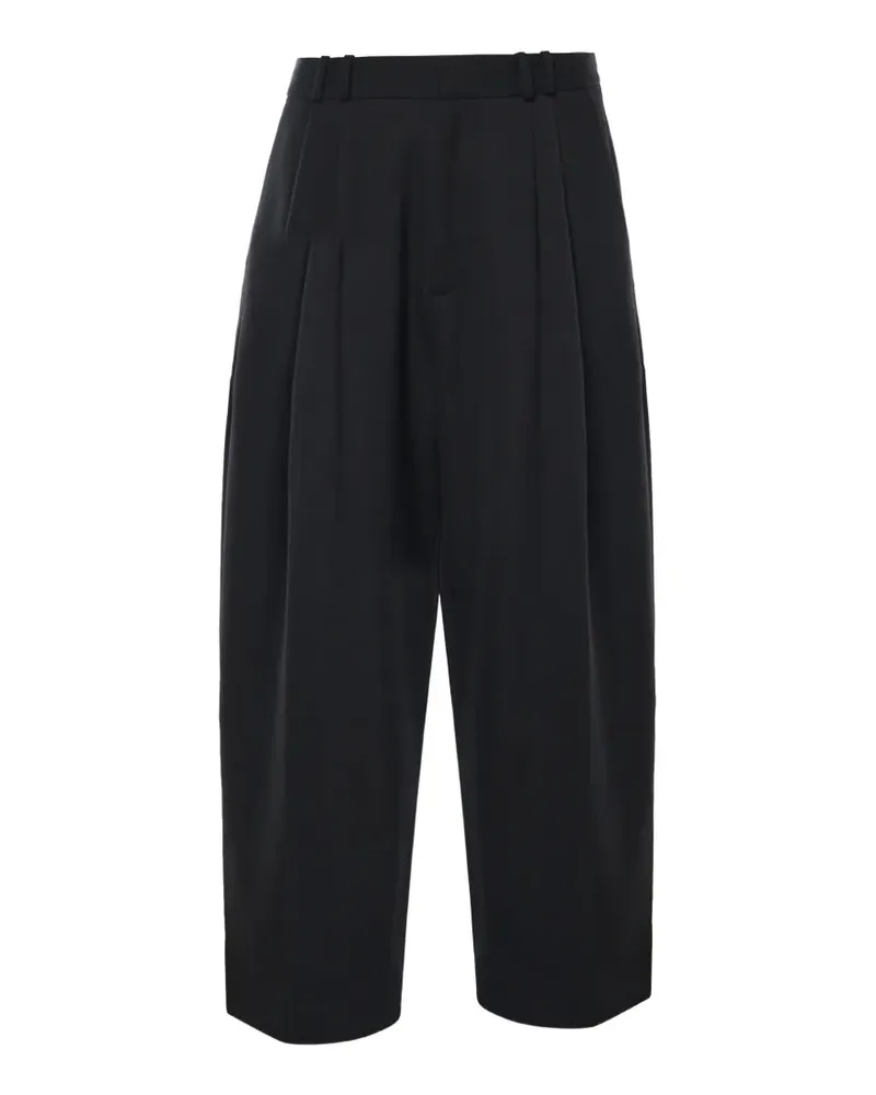 Studio Nicholson Hose mit Bundfalten - Schwarz Schwarz