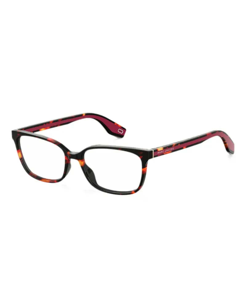 Marc Jacobs Eckige Brille in Schildpattoptik - Braun Braun