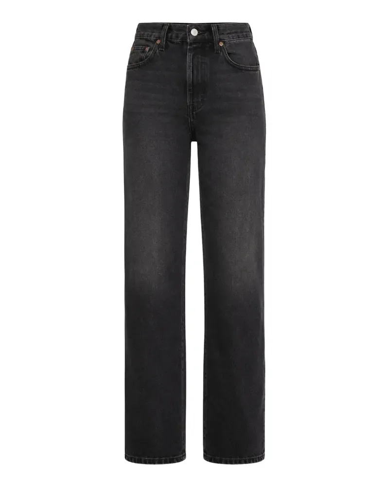 Levi's Gerade Ribcage Jeans - Schwarz Schwarz