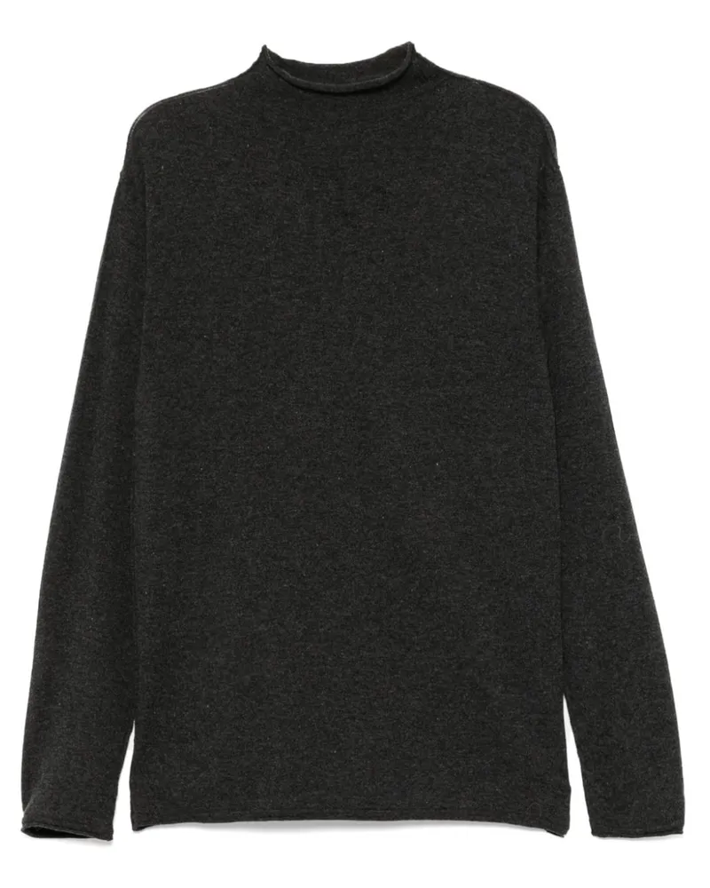 TRANSIT Pullover mit Stehkragen - Grau Grau