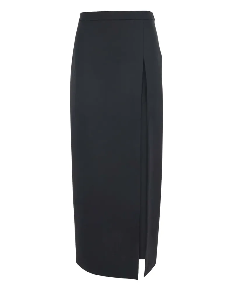 Mauro Grifoni Rock mit Schlitz - Schwarz Schwarz