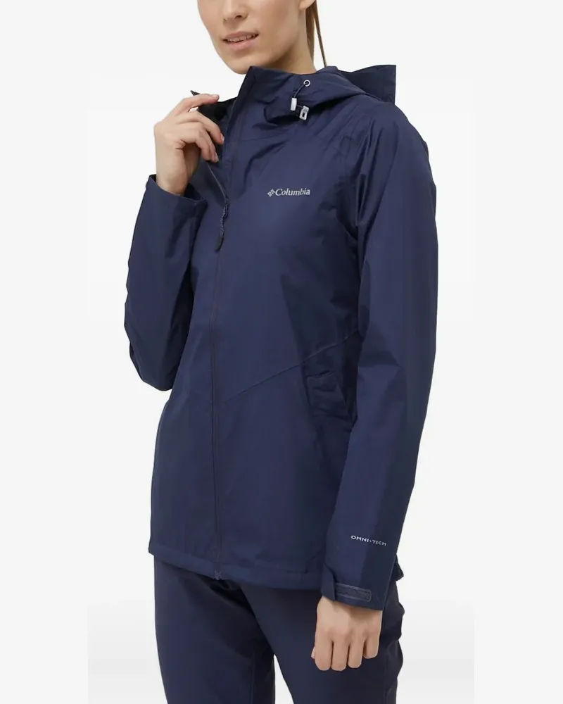 Columbia Sportswear Company Kapuzenjacke mit Reißverschluss - Blau Blau