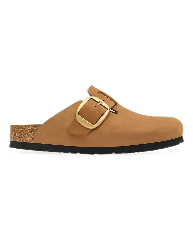 Birkenstock big-buckle leather sandals - Braun Braun