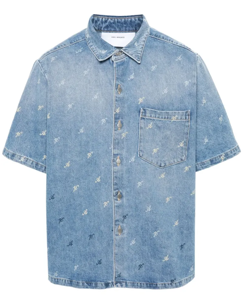 Axel Arigato Miles Jeanshemd - Blau Blau