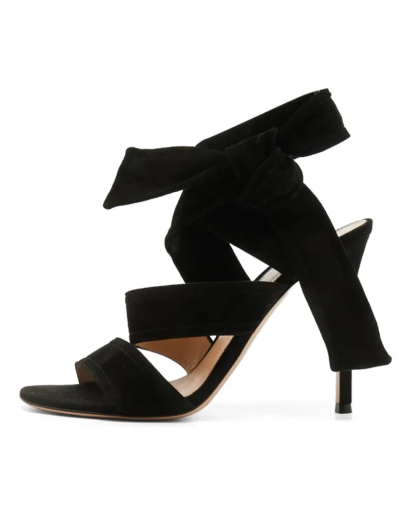 Gianvito Rossi suede ankle-strap sandals - Schwarz Schwarz