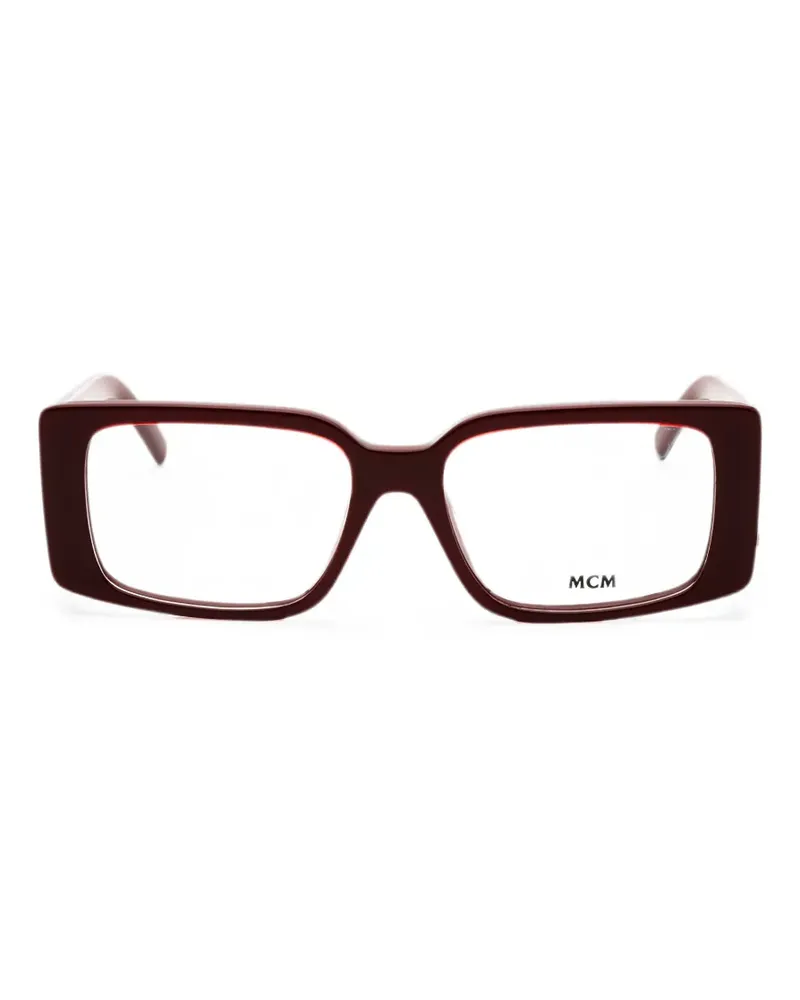 MCM rectangle-frame glasses - Rot Rot
