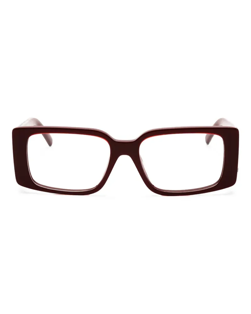 MCM Brille mit eckigem Gestell - Rot Rot