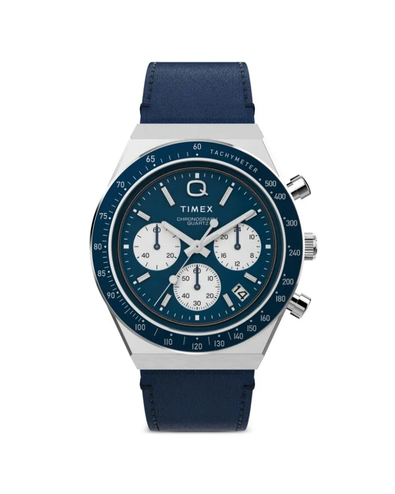 Timex Q  Chronograph 40mm Blau