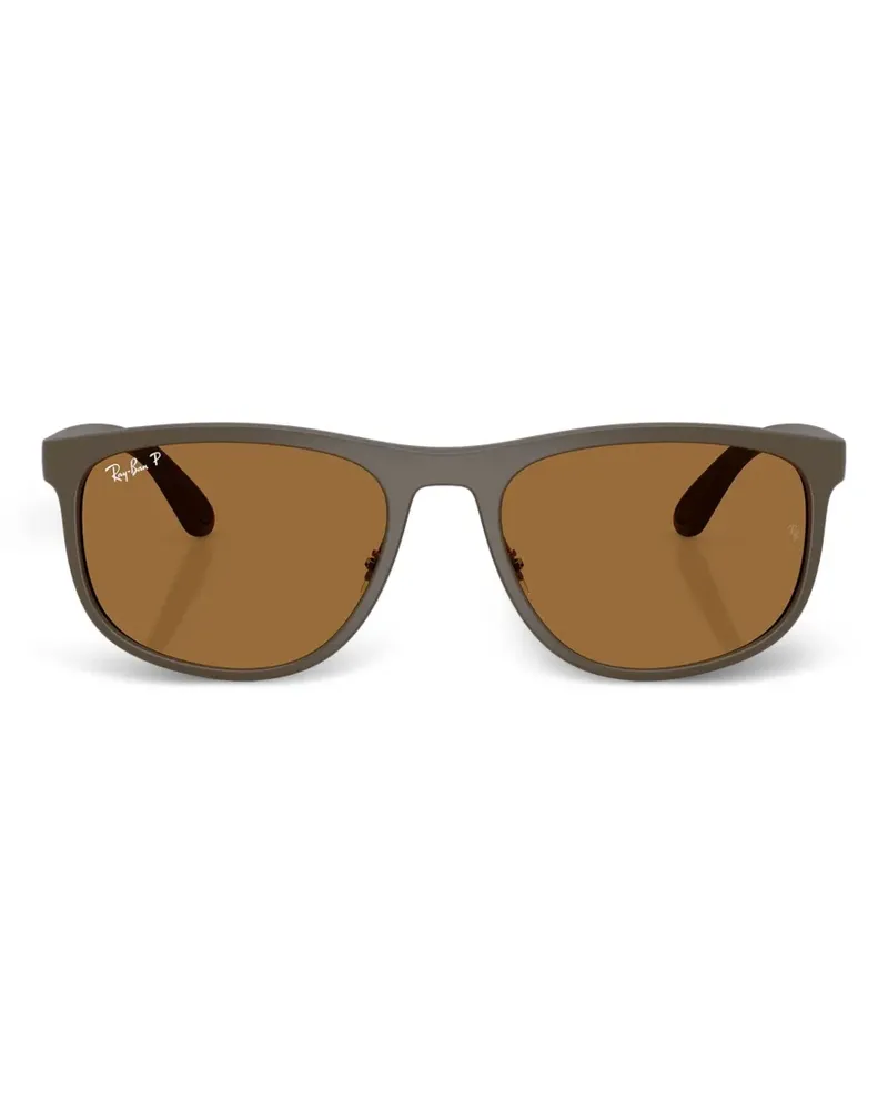 Ray Ban Sonnenbrille mit eckigem Gestell - Grau Grau