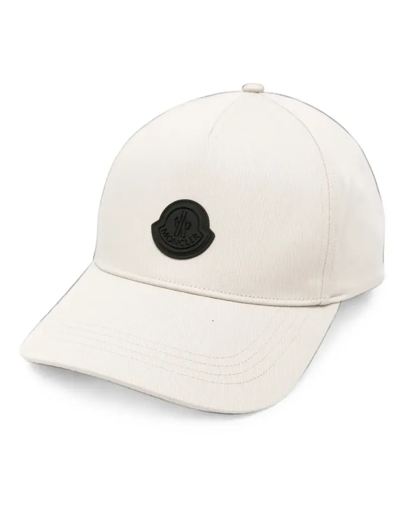Moncler logo-patch baseball cap - Nude Nude
