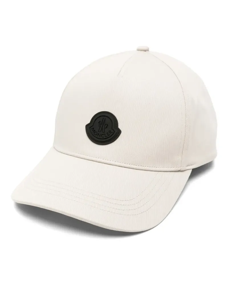 Moncler Baseballkappe mit Logo-Patch - Nude Nude