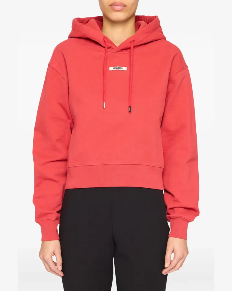 Jacquemus gros grain hoodie - Rot Rot