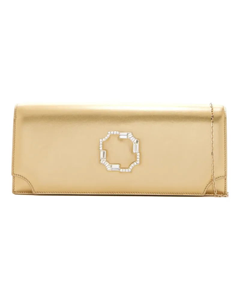 Malone Souliers embellished vivien clutch bag - Gold Gold
