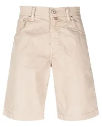 Jacob Cohën Bermudas mit Logo-Patch Nude