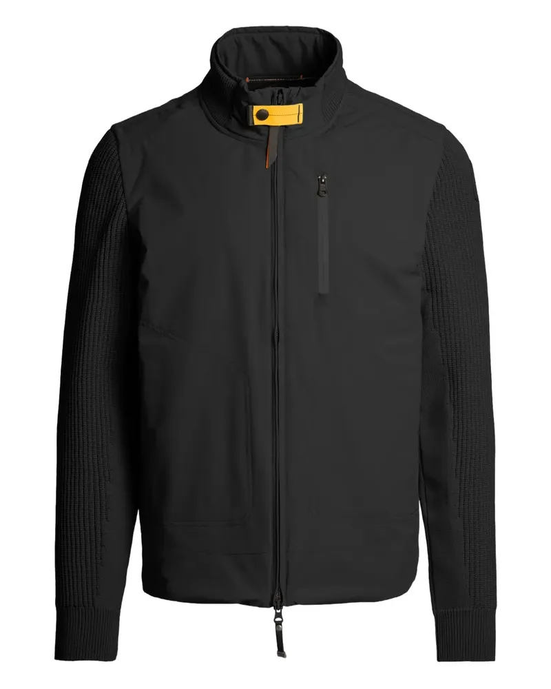 Parajumpers Zorba Jacke mit gerippten Ärmeln - Schwarz Schwarz