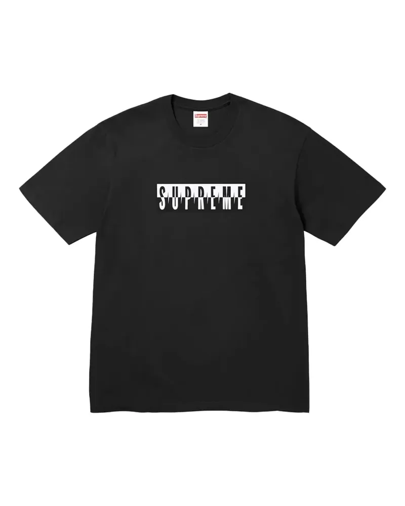 Supreme Being Split T-Shirt - Schwarz Schwarz