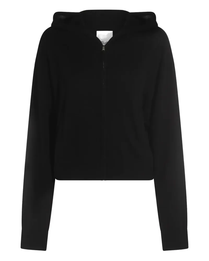 ALLUDE zip-up hoodie - Schwarz Schwarz