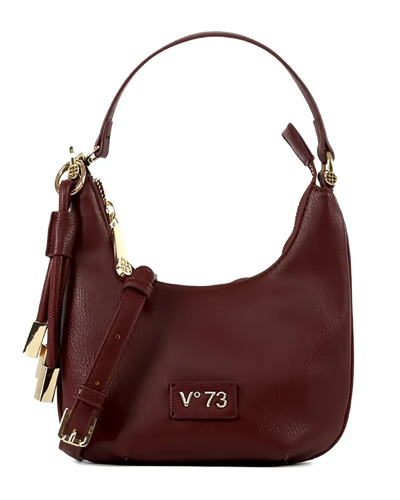 V°73 Schultertasche mit Quastenanhänger - Rot Rot