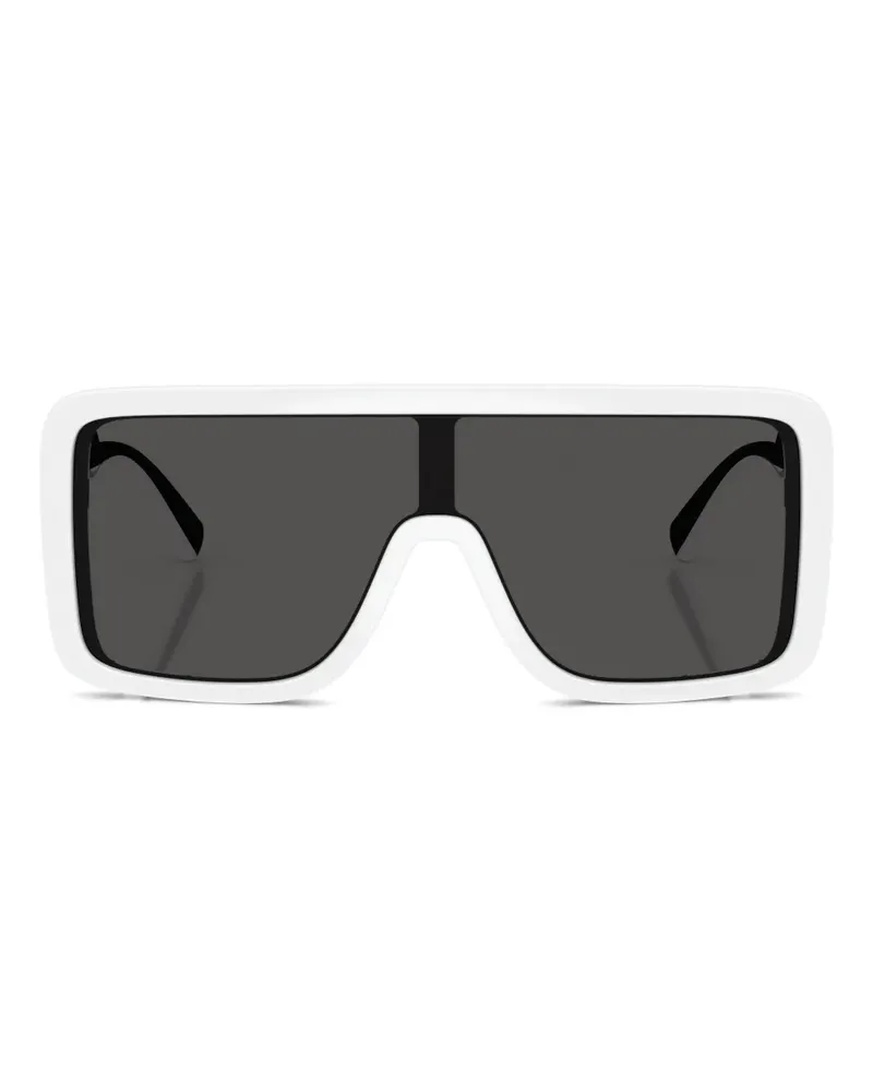 Dolce & Gabbana Sonnenbrille mit eckigem Gestell - Weiß Weiß