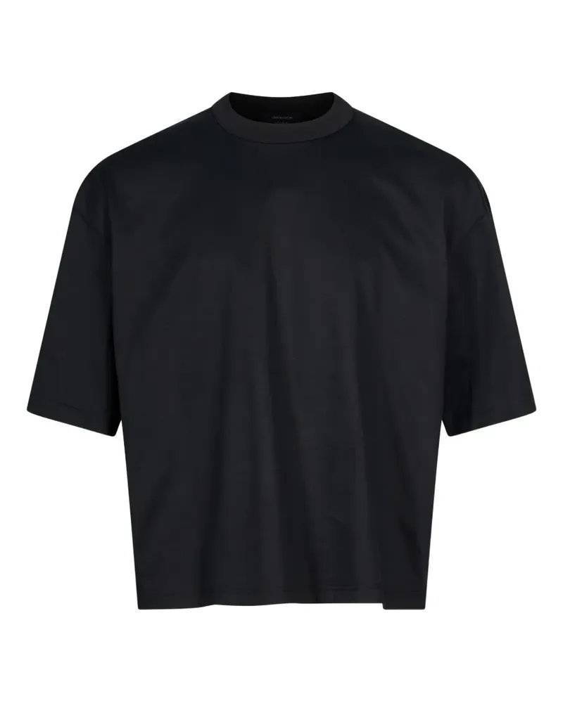Comme des Garçons T-Shirt mit Logo-Patch - Schwarz Schwarz