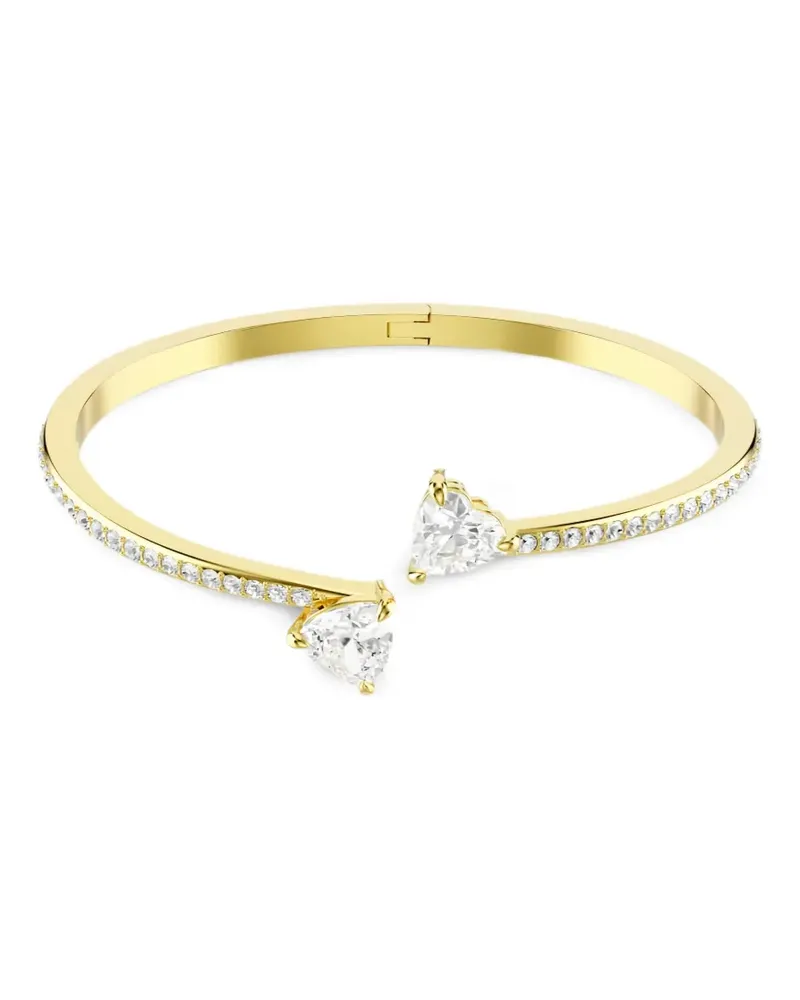 Swarovski Mesmera crystal-embellished bangle bracelet - Gold Gold