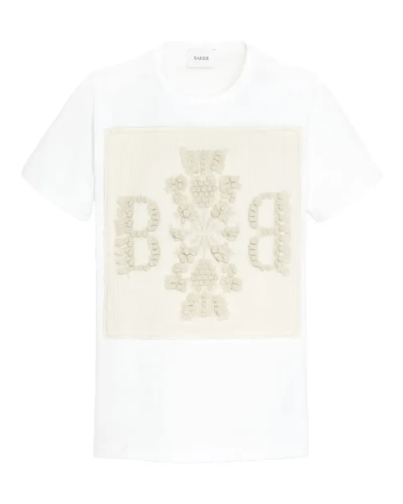 Barrie T-Shirt mit Logo-Patch - Weiß Weiß
