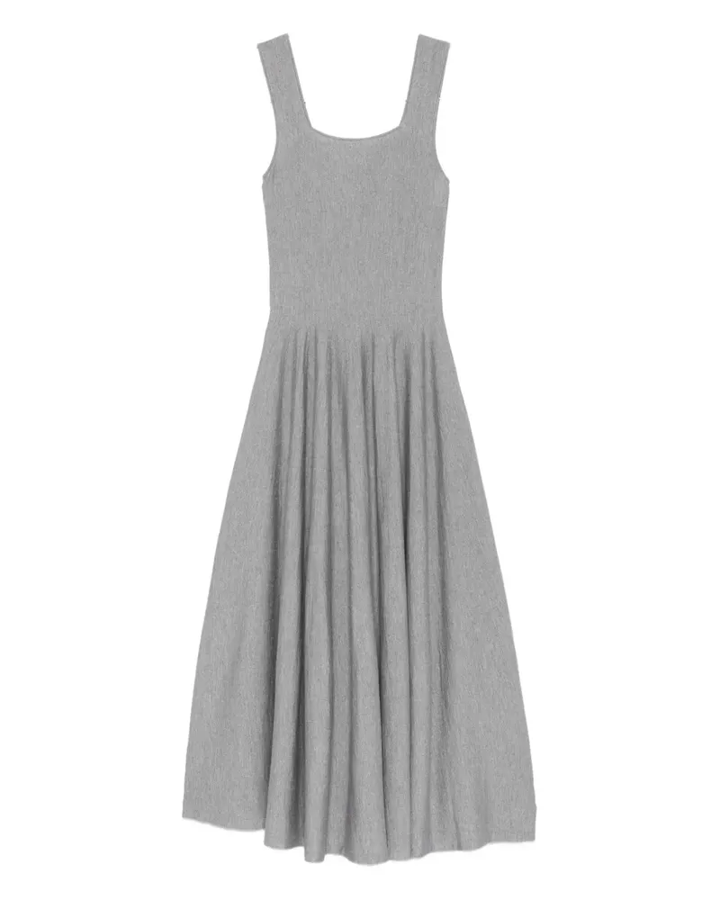 KHAITE Jodie Midikleid - Grau Grau