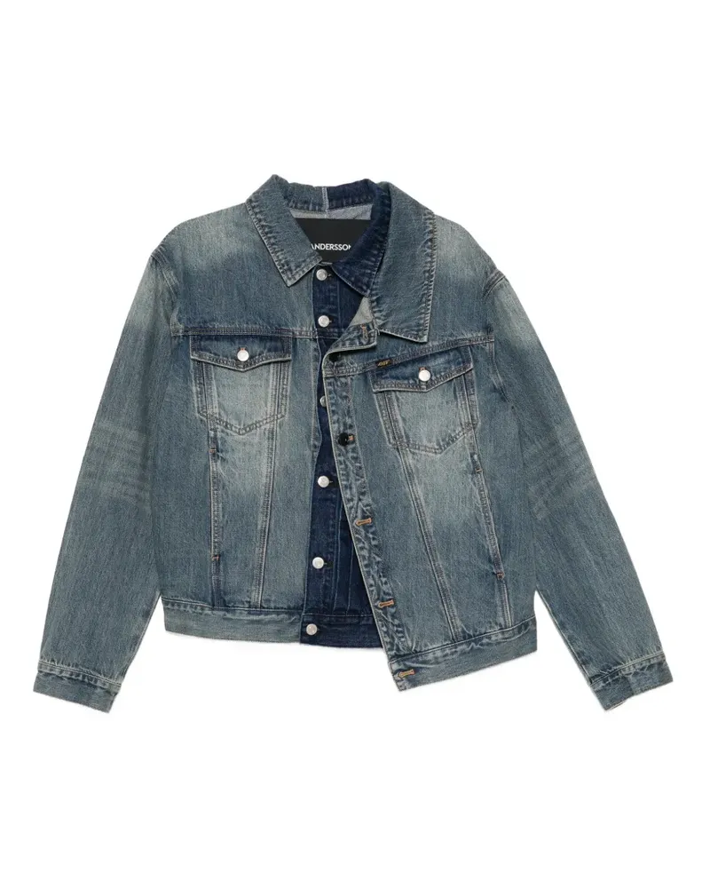 Andersson Bell Jeansjacke im Layering-Look - Blau Blau