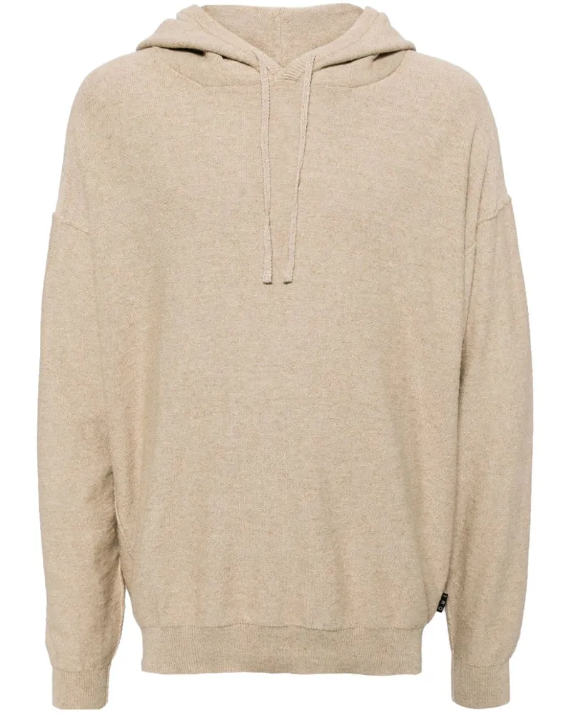 IRO Gestrickter Hoodie - Nude Nude