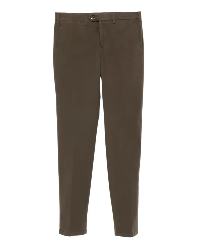 Canali Hose mit Knöpfen - Grün Grün