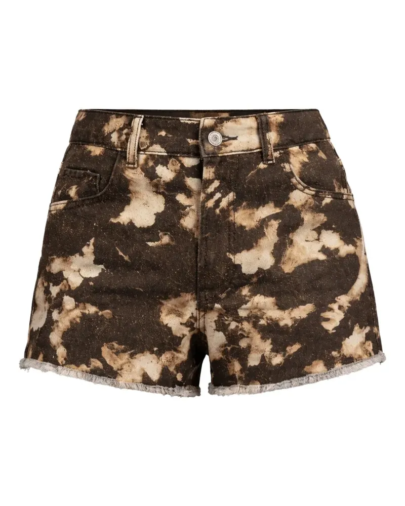 Liu Jo bleached frayed denim shorts - Braun Braun