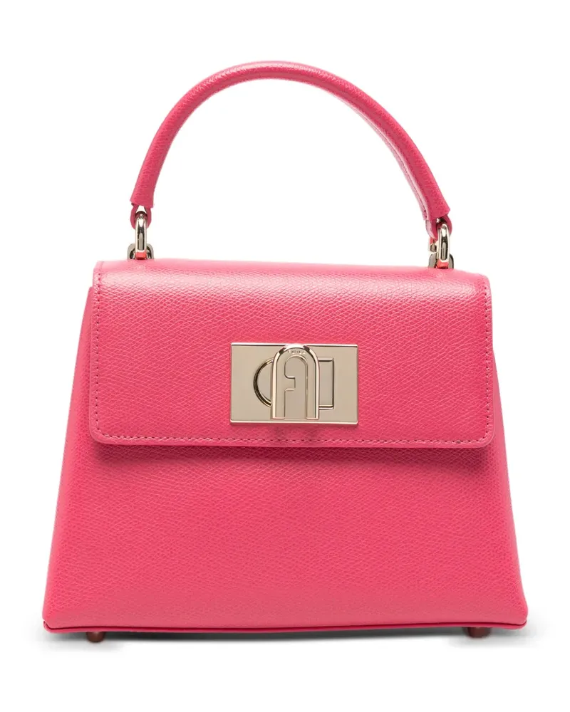 Furla logo-clasp tote bag - Rosa Rosa